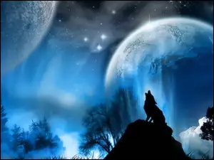 Wilk, Księżyc