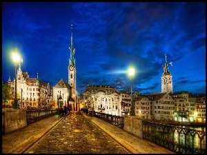 Most, Szwajcaria, Miasto, Zurich