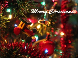Życzenia, Ozdoby, Święta, Choinka, Boże Narodzenie