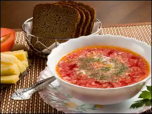 Chleb, Zupa, Pomidorowa