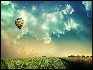 Balon, Chmury