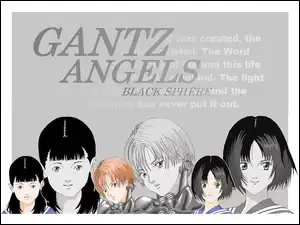 Gantz, twarze, angels, dziewczyny
