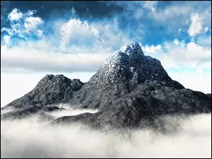 Chmury, Szczyt, Górski