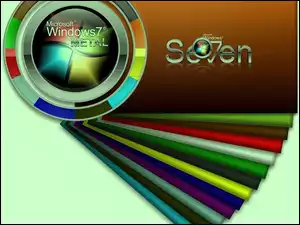 Tapeta, Windows Seven, Systemu, Operacyjnego