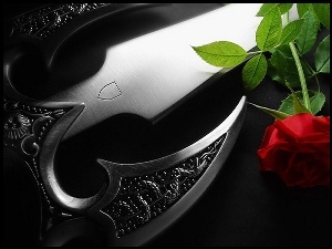 Róża, Rękojeść, Miecza