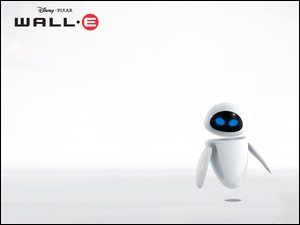 Wall E, oczy, biały, robot