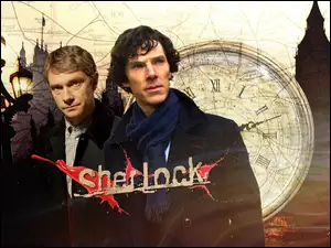 Sherlock, Londyn, Martin Freeman, Benedict Cumberbatch