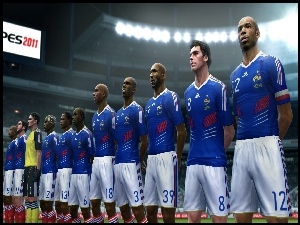 Francji, Pro Evolution Soccer 2011, Reprezentacja