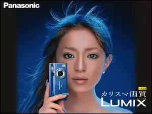 Kobieta, Lumix, Aparat, Panasonic