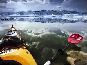 Mono, Kalifornia, Kajak, USA, Paddling, Lake