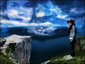 Emma Watson, Woda, Góry, Chmury