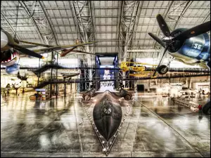 Muzeum, HDR, Lotnictwa, Samoloty