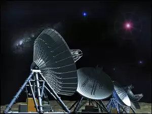 Radary, Kosmos, Gwiazdy