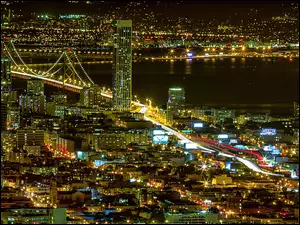 Nocą, San Francisco, Panorama