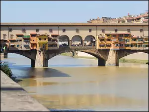 Florencja, Woda, Most, Ponte Vecchio