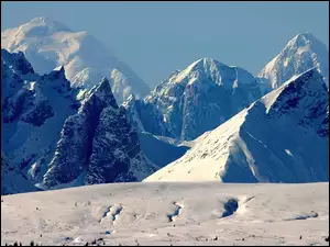 Góry, Alaska, Śnieg