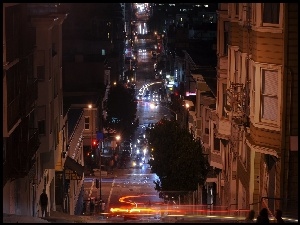 Światła, San Francisco, Noc