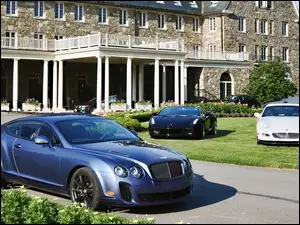 Niebieski, Samochód, Bentley
