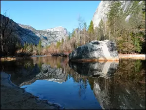 Yosemite, Góry, Park Narodowy, Jezioro