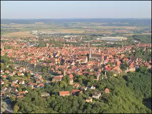 Rothenburg, Panorama, Miasta
