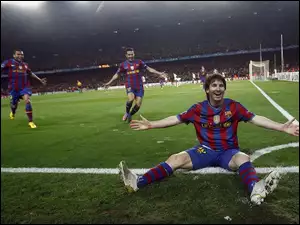 Radość, Lionel Messi, Barcelona