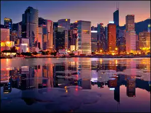 Panorama, Zachód, Hong Kong, Chiny