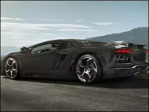 Lamborghini, Czarny, Samochód