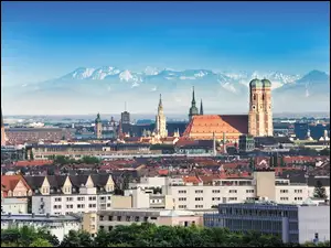 Panorama, Niemcy, Miasta, Monachium