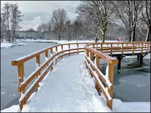 Rzeka, Zima, Most