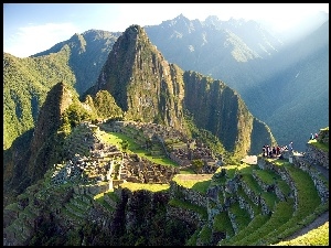 Ruiny, Machu Picchu, Góry