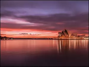 Australia, Słońca, Sydney, Zachód
