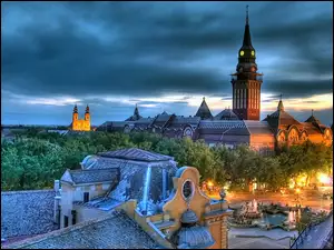 Katedra, Miasto, Serbia, Subotica, Ratusz