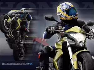 Motocykl, Honda CB 1000 R, Motocyklista