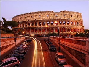 Włochy, Koloseum, Rzym, Amfiteatr