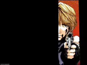 pistolet, Saiyuki, twarz