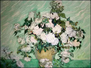 Wazon z różami, Reprodukcja, Vincent van Gogh