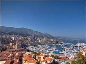 Panorama, Marina, Monako, Wybrzeże