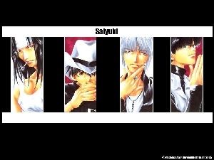 Saiyuki, grupa, papieros, kapelusz