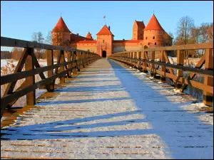 W Trokach, Litwa, Zamek