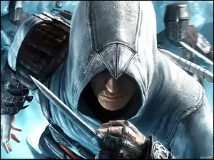 postać, Assassins Creed, mężczyzna, sztylet