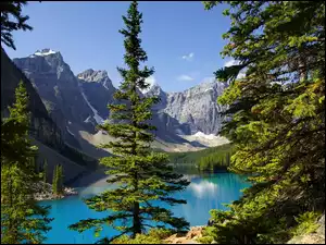 Góry, Kanada, Lady, Jezioro