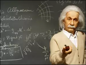 Albert Einstein, Równanie, Fizyka, Tablica