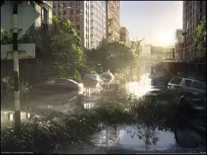 Miasto, The Last Of Us, Zniszczone