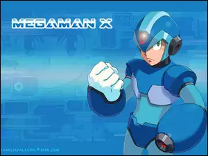 Mega Man X, facet, ręka, człowiek