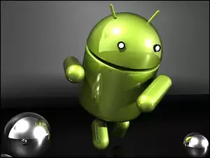 Android, Kulki, Ludzik, Zielony