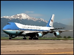 Samolot, Prezydencki Boeing, Lotnisko, Góry