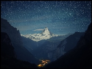 Gwiazdy, Dolina, Góry, Miasteczko
