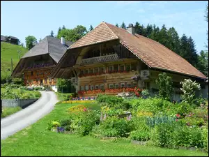 Szwajcaria, Dom, Ogród