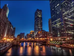 Chicago, Oświetlone, Miasto