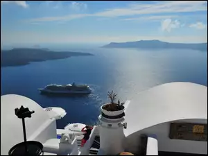 Santorini, Statek